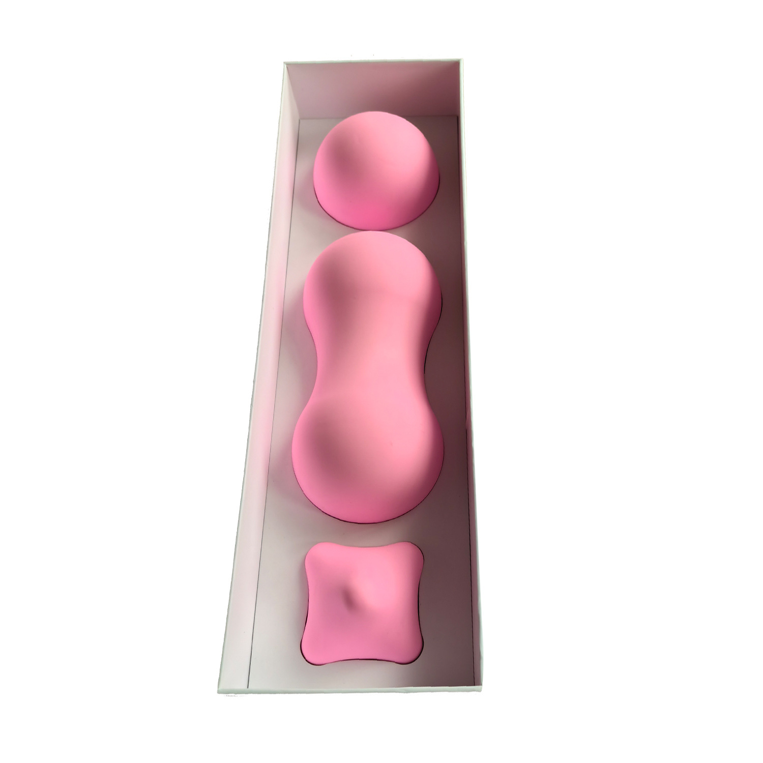 Bola de maní de silicona seis esquinas bola redonda masaje fascia bola mano pie espalda masaje profundo cuerpo relajado