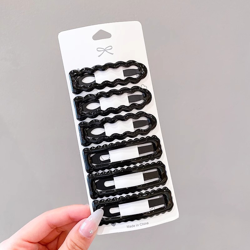 Pinza bb de color dopamina para niños cabello roto estrella de cinco puntas horquilla para niñas que no lastima el cabello, pinza para el cabello con flequillo para bebés, accesorios para el cabello lindos