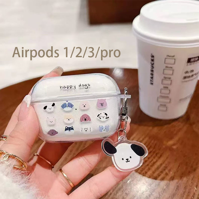 Cartoon Apple Headphone Cover AirPods Transparent Anti-Fall Cover Crying Cat Pro2 Bluetooth Protective Cover Suitable for 2Nd Generation