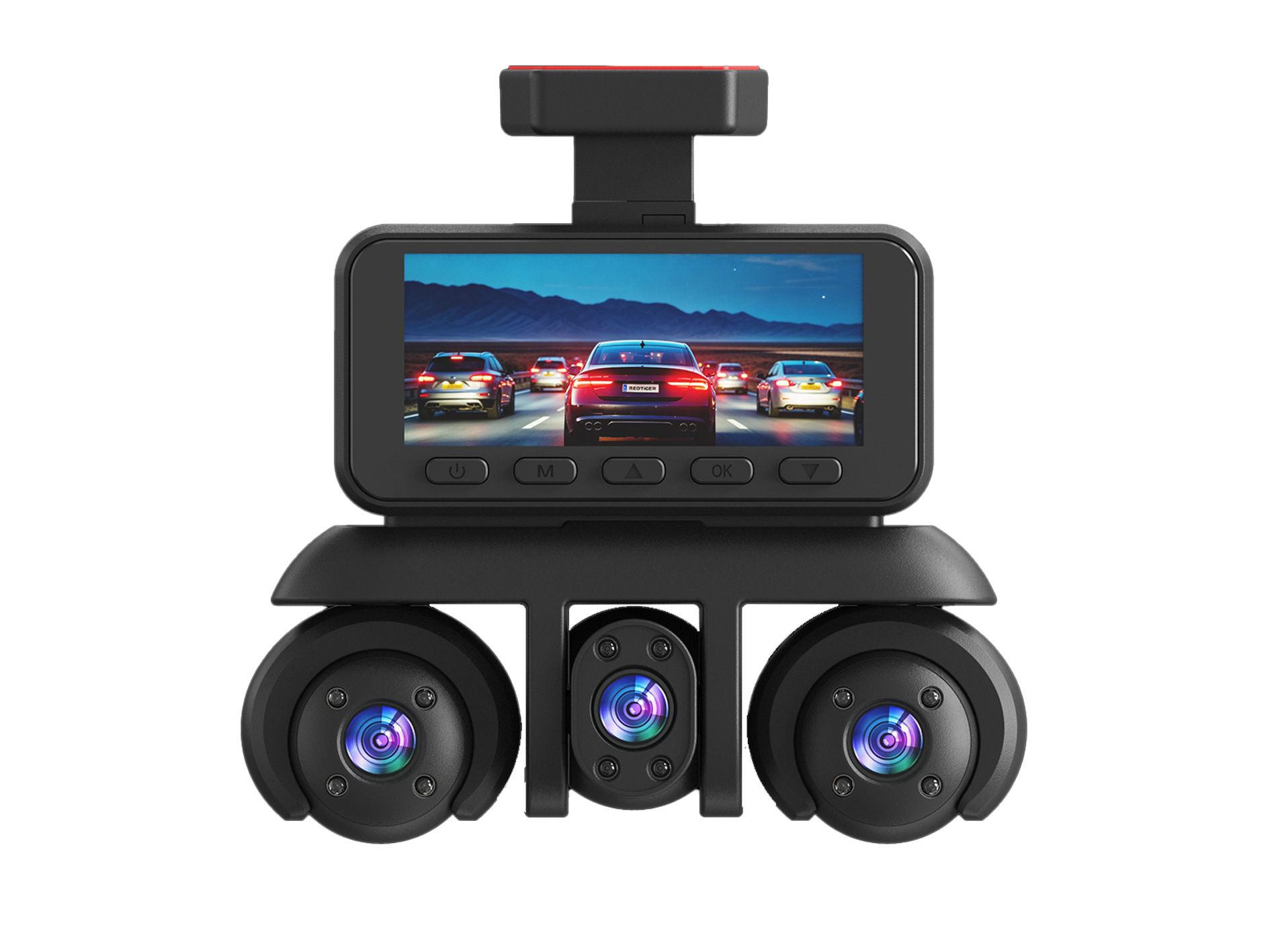 W18-5 Lens Dashcam 3.16-inch 1080P Five-Channel Camera Manufacturer's Best-Selling Product for Foreign Trade and E-commerce on Amazon