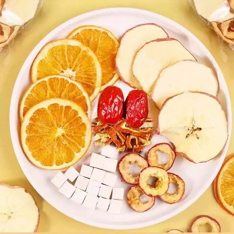 Apple Hawthorn Warm Orange Tea 20g x 5 Bags Freeze-Dried Fruit Tea Individual Sachets for Hot Brewing quality and texture