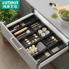 Kitchen drain dish storage rack cupboard drawer cabinet tableware storage box bowl chopsticks storage rack