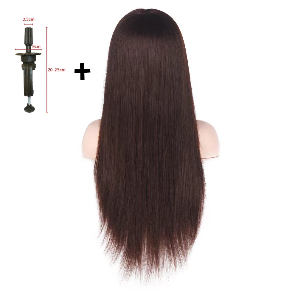 Peruca de alta temperatura seda ejercicio modelo de cabello modelo de cabello especial de cabello blanco trenzado estilo corto oro cara