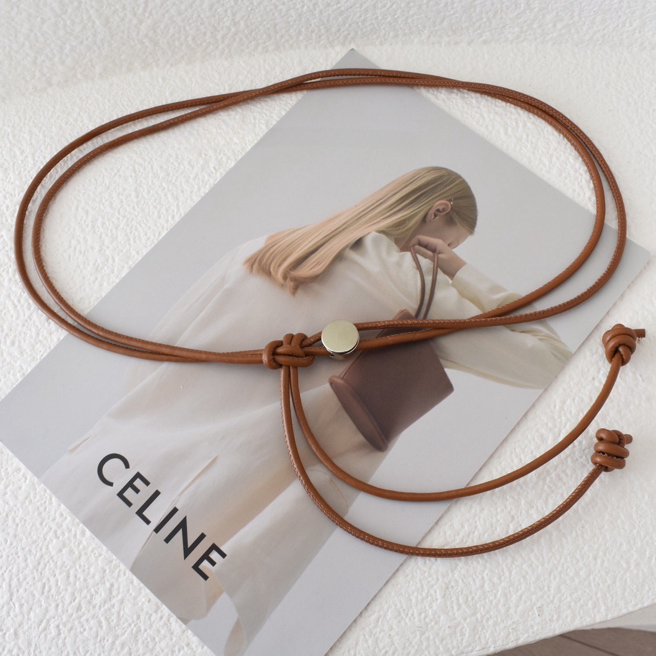 New Soft Leather Rope Thin Belt Women's Summer Dress Shirt Fashion Decoration All-match Adjustable Long Waist Rope Fashion