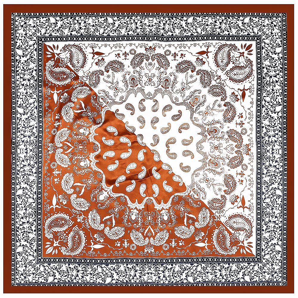 Women's Elegant Paisley Polyester Silk Scarf display picture 5