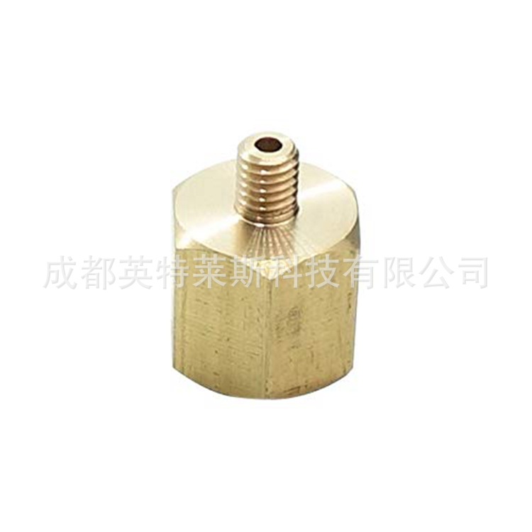 黄铜转接头 10/32 UNF 外螺纹 x 1/8 NPT 内螺纹