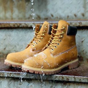 Putian Shoes Snow Boots Men's Leather Boots Indestructible High-Top Yellow Boots Martin Boots Timberland Men's and Women's Shoes Sports Outdoor
