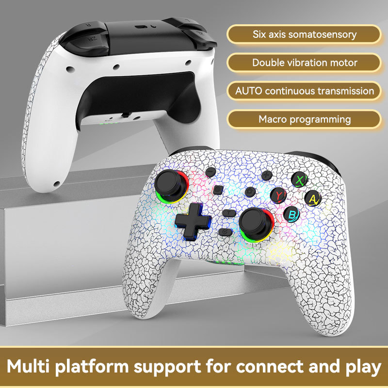 Interruptor Bluetooth GamePad interruptor Pro de seis ejes de vibración inalámbrica grieta manejar teléfono móvil Android conexión directa