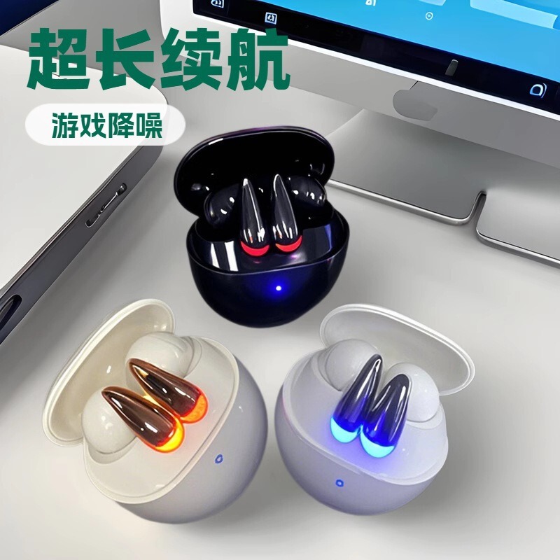 Cross-Border 2025 Bluetooth Headset, Gaming Noise Reduction, Good Sound Quality, Sports In-Ear Wireless Gaming Noise Reduction, E-Sports