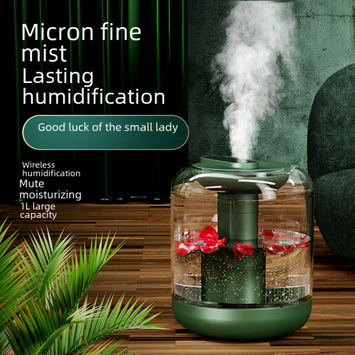 New Cross-border Flower and Fruit Large Capacity 1L Aroma Diffuser Humidifier for Home Office Humidifier Home Essential Oil Spray Aroma Machine