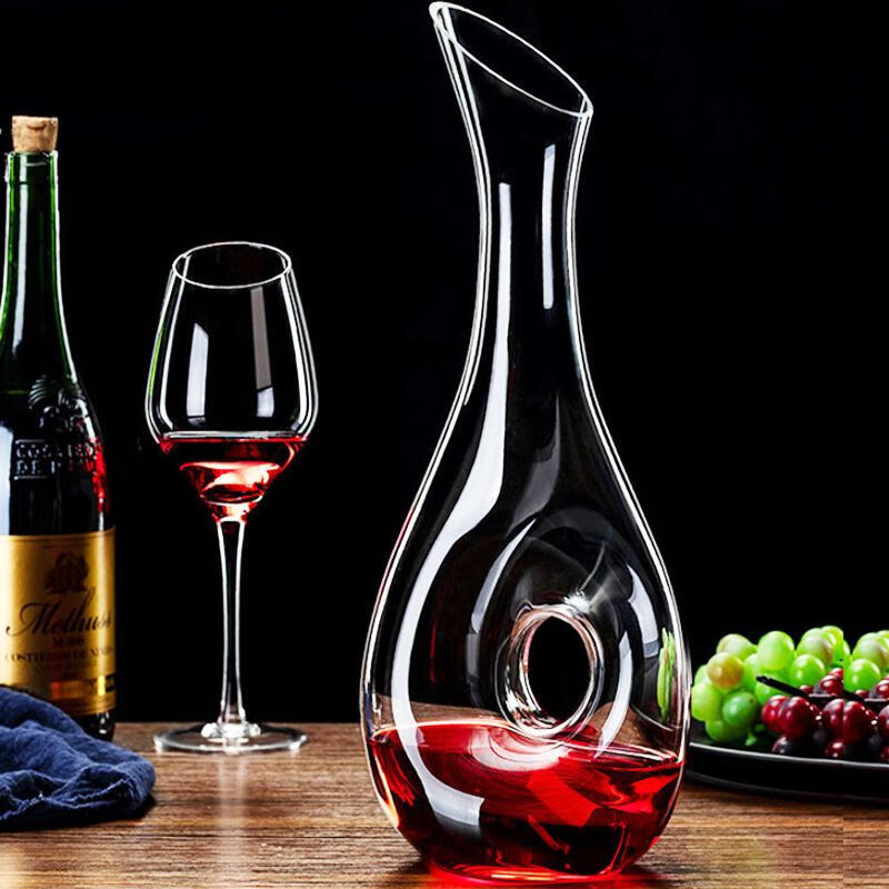 Casa de vidrio caracol decantador de vino mayorista comercial de alto valor nominal dispensador de vino doméstico ligero de lujo de alta calidad dispensador de vino