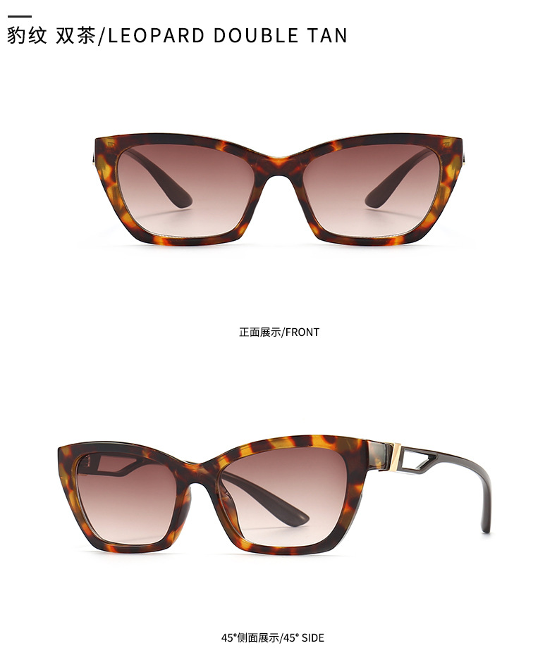 Hollow Temple Modern Charm Trend Fashion Sunglasses Female display picture 4