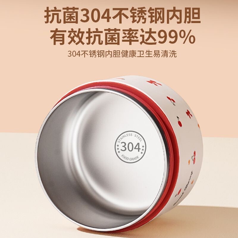 ✅不锈钢保温饭盒微波炉加热2025新款学生带饭迷你便当餐|undefined