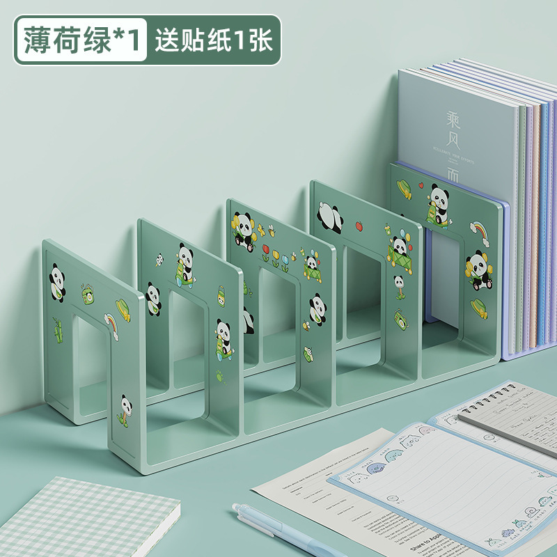 ブックスタンド 本棚 大型 厚型 大型書籍用 卓上固定 教科書収納棚 仕切り板 縦型|undefined