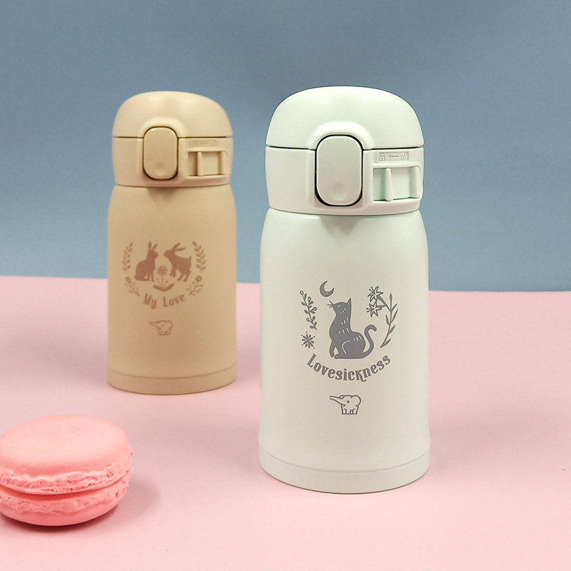 日本进口象.印SM-WP24迷你卡通保温杯便携口袋杯口袋杯礼品水杯