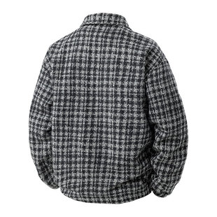 Free Shipping Chanel Style Plaid Jacket Men's 2025 New American Style Fashion Brand Jacket Lapel Top Spring and Autumn JK2186
