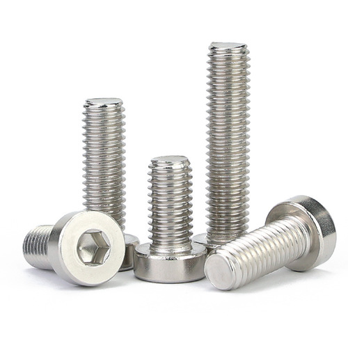 304 stainless steel thin head hexagon socket screws M2M2.5M3M4M5M6-M16 short head bolt screws DIN7984