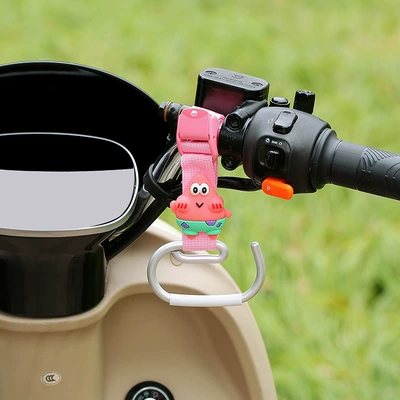 Universal Front Hook for — Other Electric Vehicle Accessories - pink-long-belt-e-hook-pie-right-side
