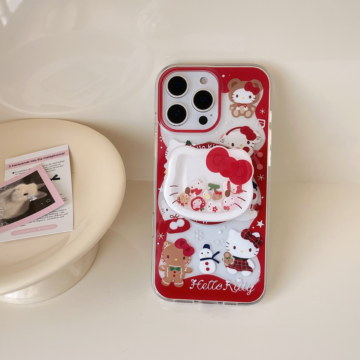 Navidad ins Gingerbread Man kt Funda para teléfono iphone15 16ProMax Apple 14 Shake Music 13 Femenino 16P