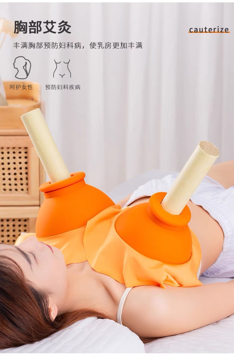Moxa Box Moxibustion Kit Ai Jiu 艾灸 with 5 Moxa Sticks and 2 Moxa Rolls for Abdomen Waist Chest Home and Spa Use specifications