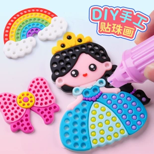 DIY-набор для девочек: точечные ручки и стразы магниты на холодильник