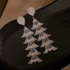 Shiny earrings, style
