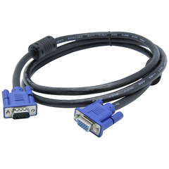 vga cable with magnetic ring VGA3+6 data cable all copper male to male to female vga display cable video cable