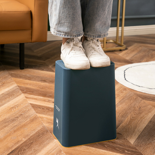 Large Cover Household Trash Can with Lid, Sanitary Slip-in Bathroom, Pressure-type Storage Bin, Sorting Kitchen, Thickened Pressure Ring Paper Basket