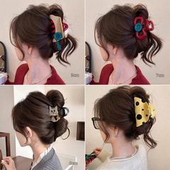 かわいい猫と犬のヘアクリップ漫画の髪サメクリップ女性の新しいハイエンドのヘアクリップ後頭部ヘアアクセサリー