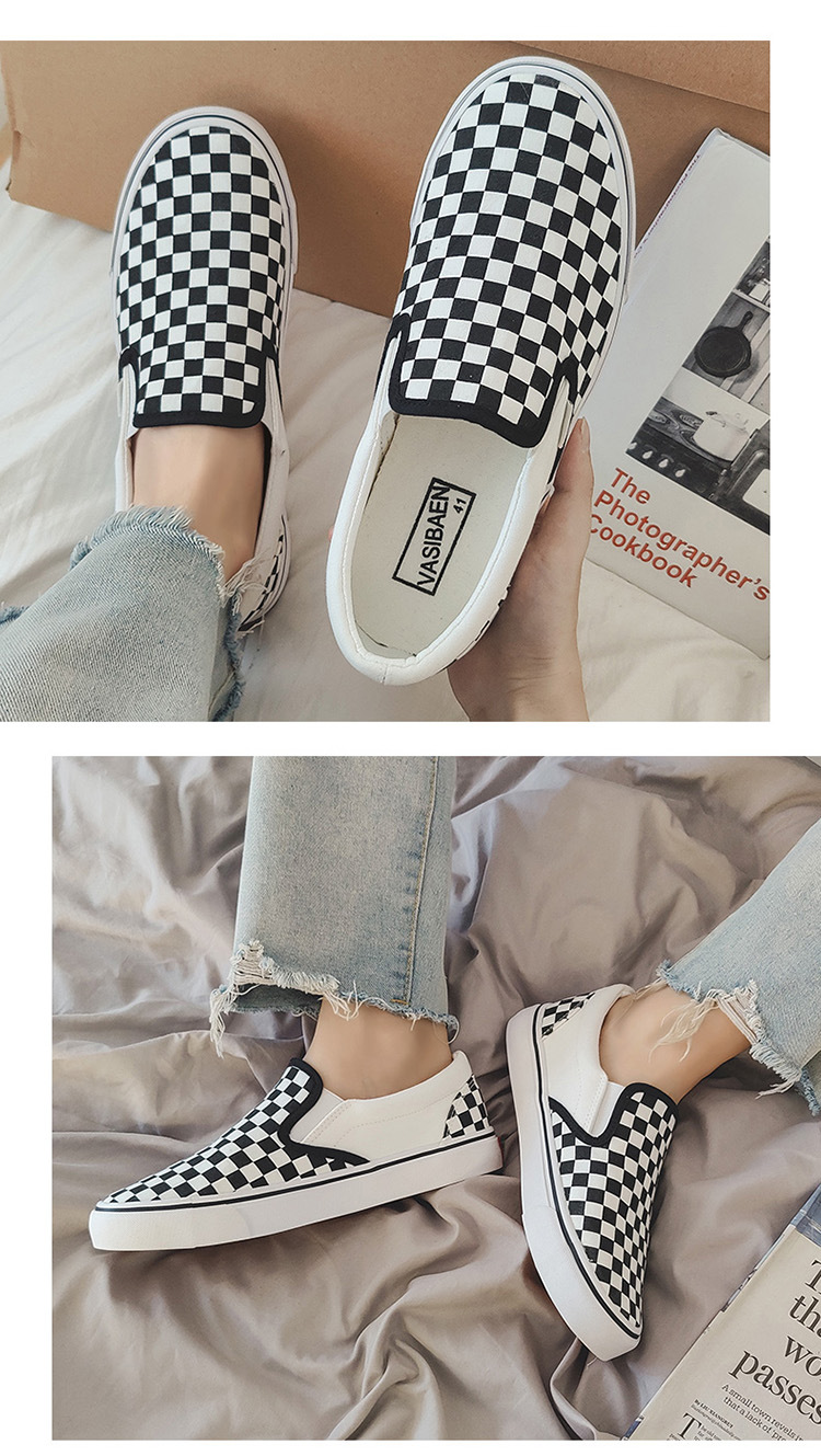 VASIBAEN Jiaben 2023 Nouvelle version coréenne des chaussures en toile à enfiler Uzzang Baskets décontractées pour femmes_voghion.com