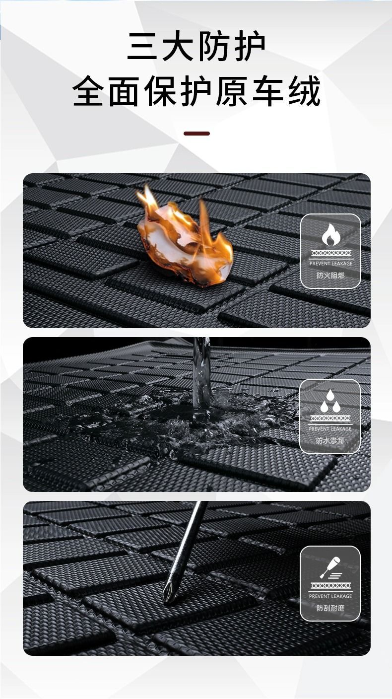 Applicable to Volkswagen Tuyue Xinrui Trunk Mat 2025 Surrounding TPE Trunk Mat 25 Automotive Interior