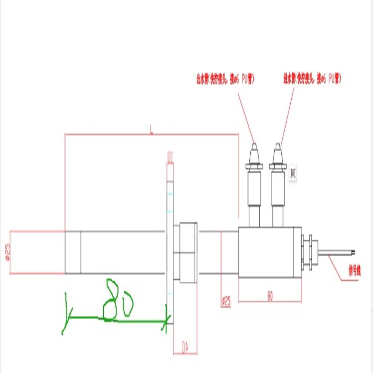 辐射热流传感器/辐射热流测试传感器  TX111-FGT-25-750-WF