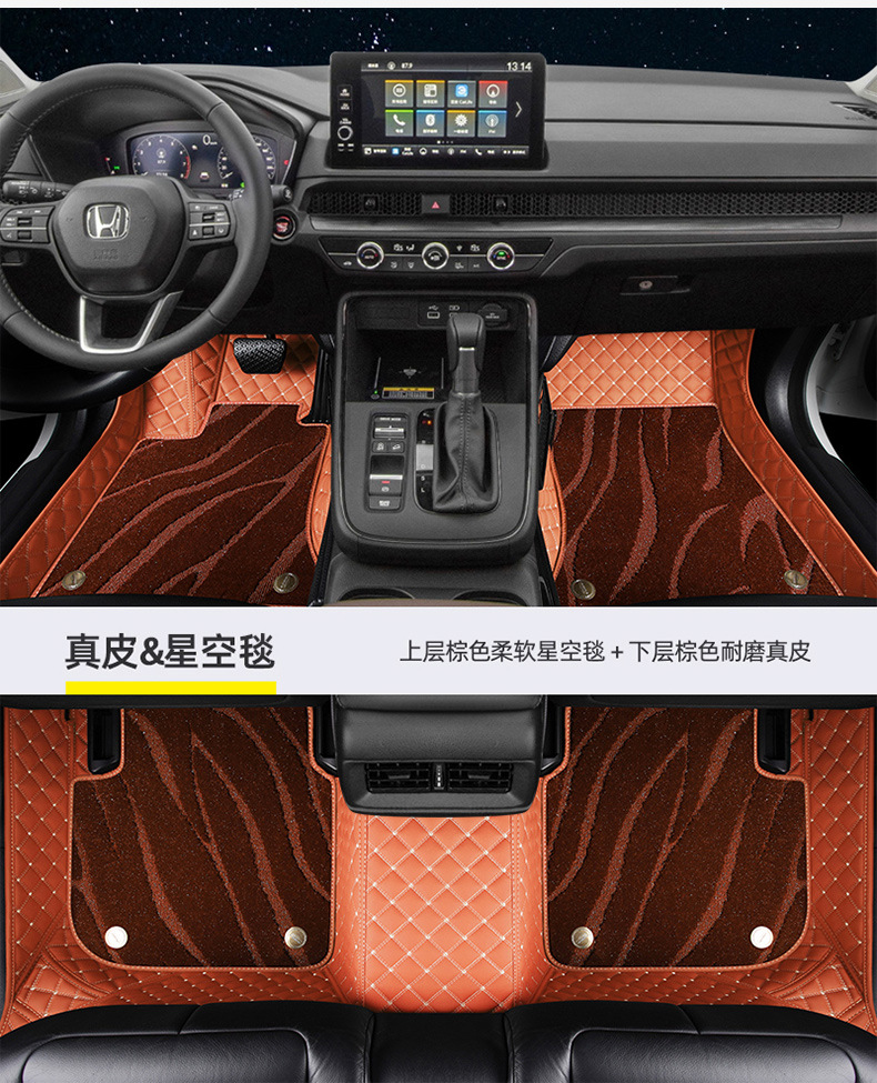 Suitable for Dongfeng Honda Crv Floor Mats 23 Models 2021 New 2023 Old Models Special Fully Surrounded Car Floor Mats