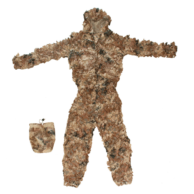 Bionic camouflage clothing Taizhou supply camouflage clothing production camouflage clothing Geely suit net camouflage clothing hunting uniform 5