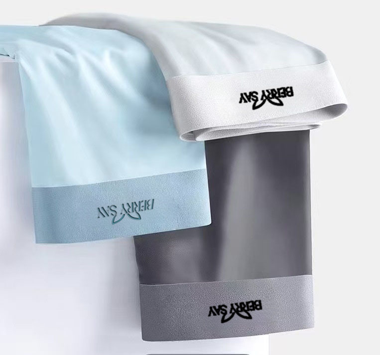 001 ice silk (light gray + ice blue + dark gray)