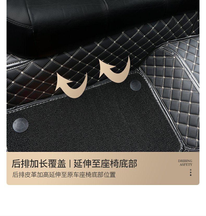 24 models of JAC Ruifeng RF8 car accessories, full-coverage 7-seater driver and passenger side Snowy carpet floor mats