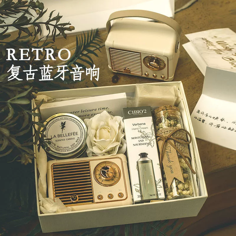 Подарок на день рождения лучшего друга для девочек, практичный подарок для подруги, нишевый высококачественный Bluetooth-ретро-аудио-подарок на выпускной
