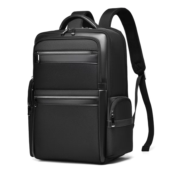 Cross-Border New Fashion Business Backpack for Men, Light Luxury High-End Computer Bag 15.6inch Casual College Student Backpack