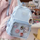 Japanese 2025 New Cute Transparent Painful Bag Doll Bag Women's Ins Comic-Con Backpack College Student Backpack