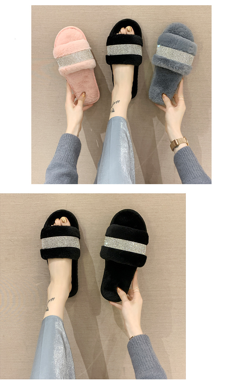 Scarpe da casa da donna, comode, antiscivolo, lavabili in lavatrice, estive, aperte in velluto, a punta aperta, per interni ed esterni_voghion.com