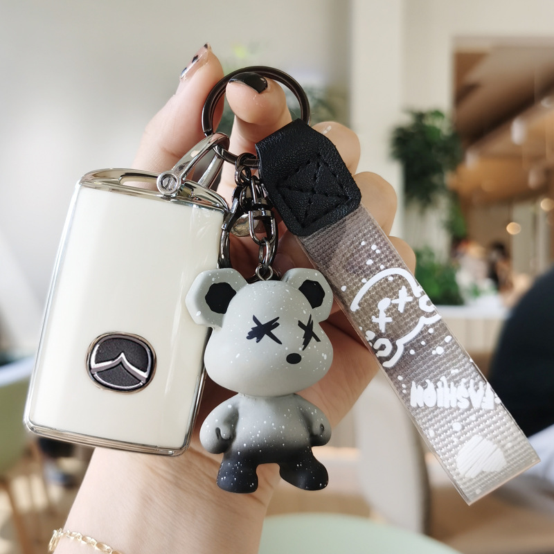 適用馬自達3鑰匙套昂克賽拉扣CX4/CX5新阿特茲殼包cx30拿男女高檔