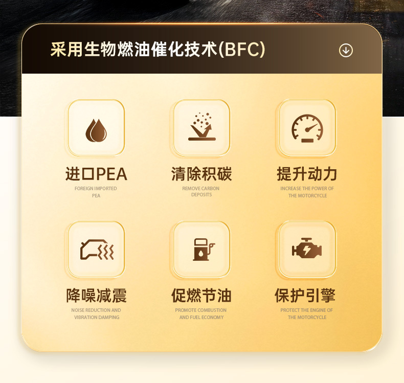 3-pack CarPoo Motorcycle Fuel Additive for Carbon Removal, Specialized Additive to Clean Carbon Deposits in Oil Lines and Boost Power