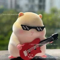Хомяк Кларк Band Series Blind Box ручной флокировки куклы милые мыши столешницы маленькие украшения на день рождения подарки