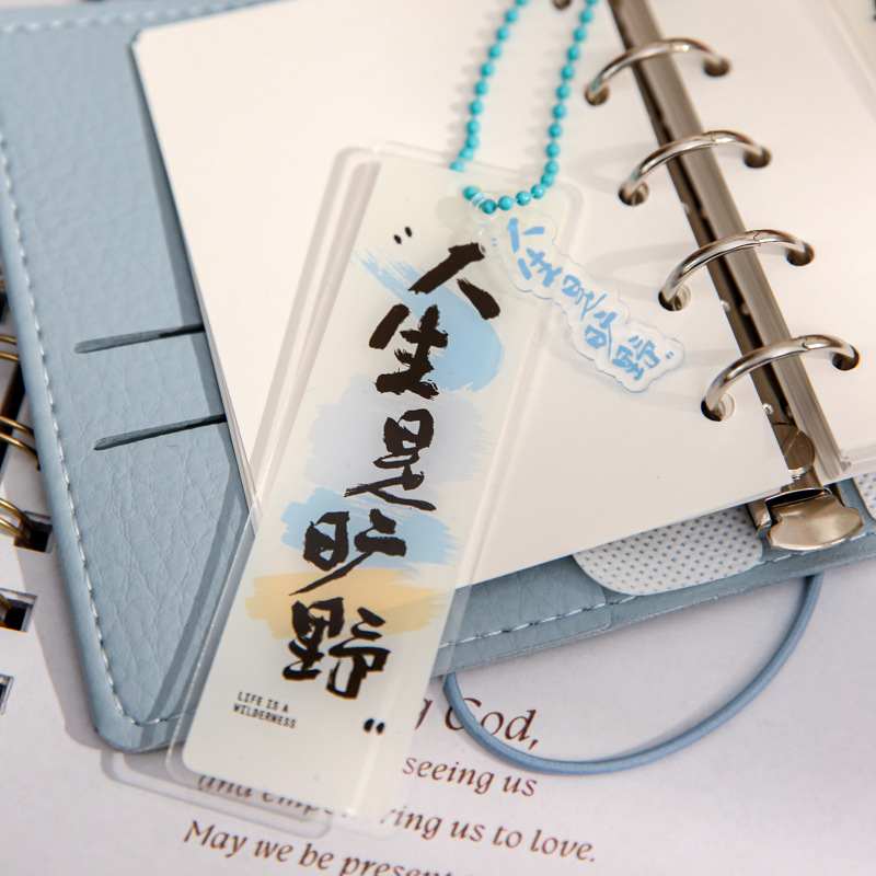 Papel Sr. Examen marcadores acrílicos Mantiene el amor Bendición pequeños regalos inspiradores Copywriter marcadores de estudiantes