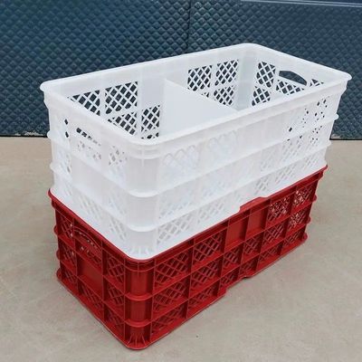 雞蛋運輸周轉箱45斤雞蛋筐塑料筐長方形塑膠周轉箱隔板蛋筐收納箱