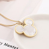 Golden brand cute necklace stainless steel, chain for key bag , sweater