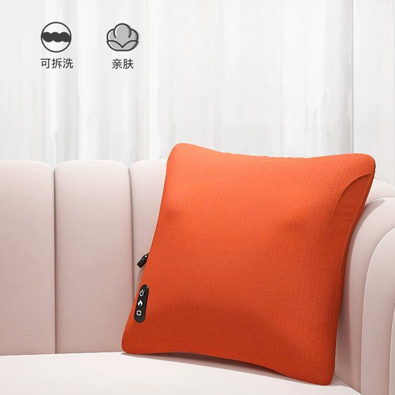 ソファクッション、マッサージクッション、枕、車のオフィス腰マッサージャー、家庭用頚椎背中多機能|undefined