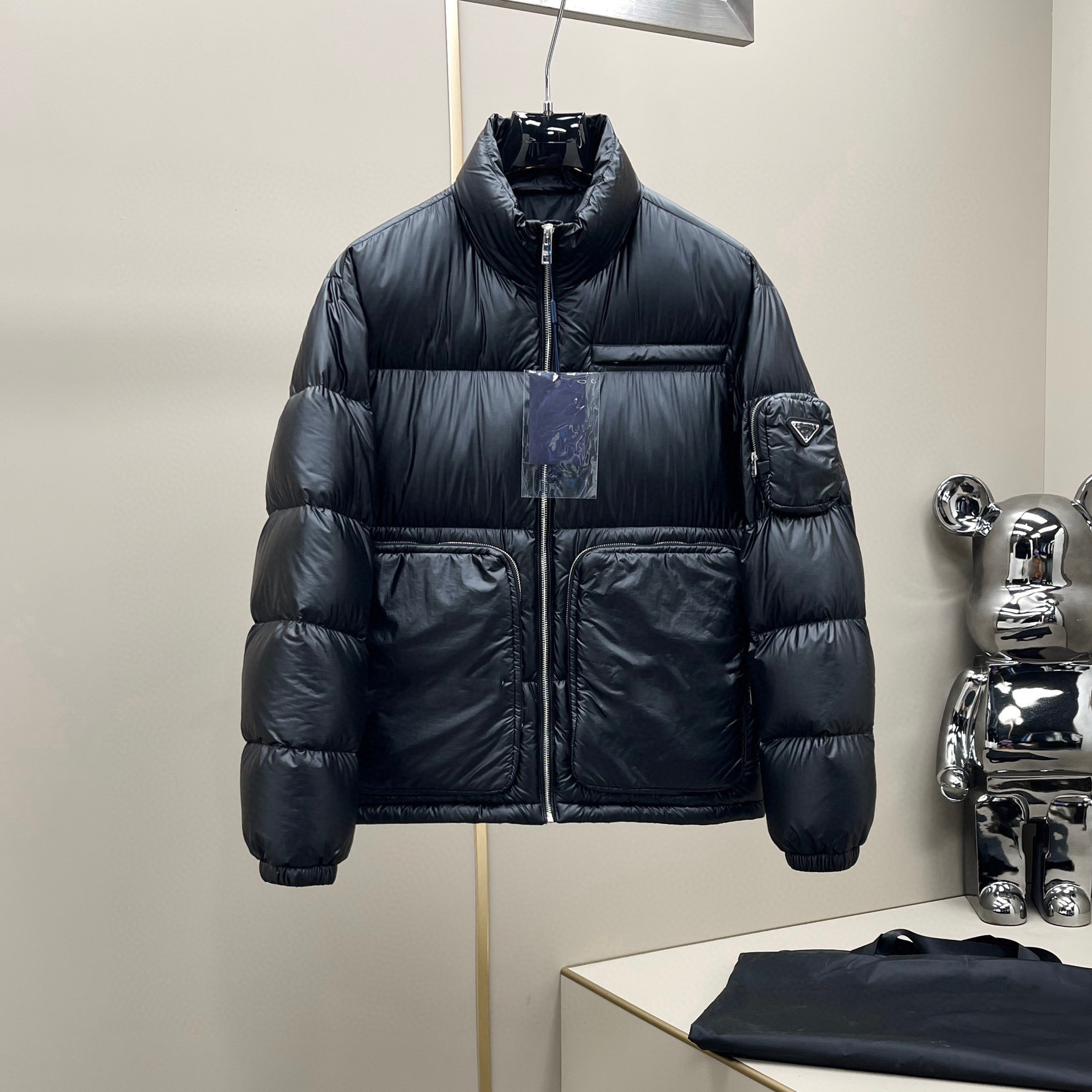 25 Years Autumn and Winter New Casual Fashion Sleeve Logo Men's down Jacket Tops