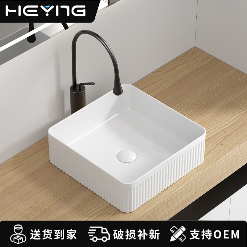 Tave de mesa, arte minimalista, cerámica integral, balcón, gabinete de baño, inodoro, ingeniería hotelera, lavabo al por mayor