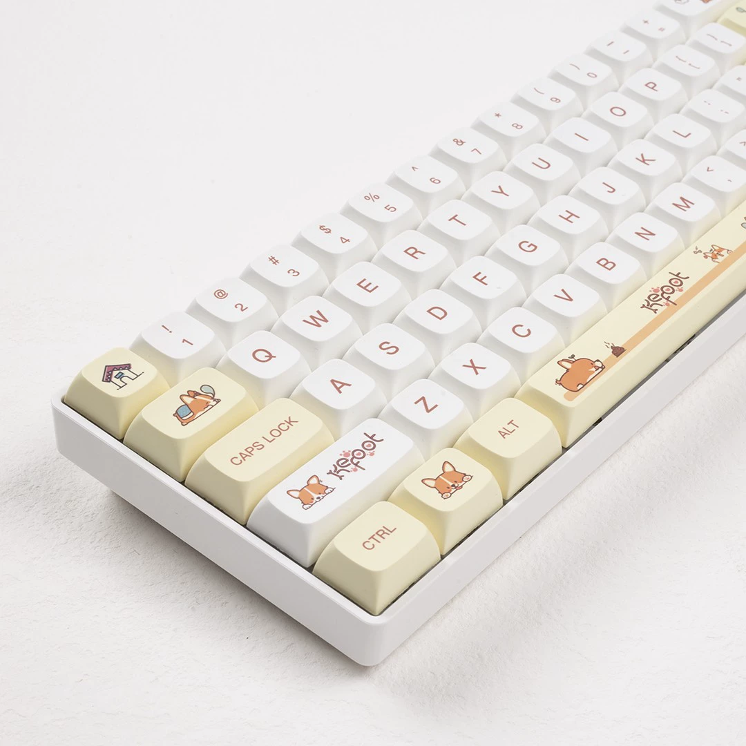 Корги клавиша-каппа XDA высокий PBT материал сублимация 108/104/100/98/87/82/68/64/61